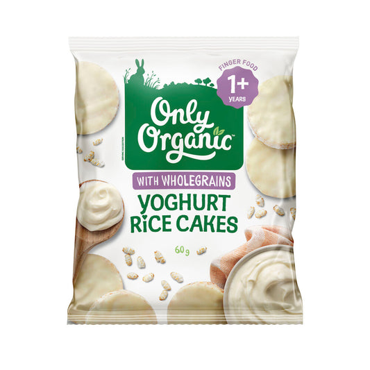 Only Organic Yoghurt Rice Cakes 1 Year+ - 60g