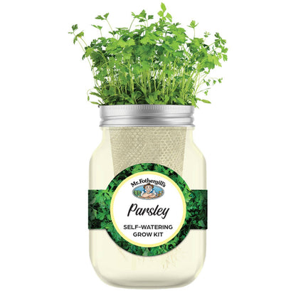 Mr Fothergill's Self Watering Mason Jar Grow Kit - Parsley
