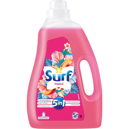 Surf Laundry Liquid Detergent Tropical 2l