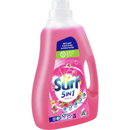 Surf Laundry Liquid Detergent Tropical 2l