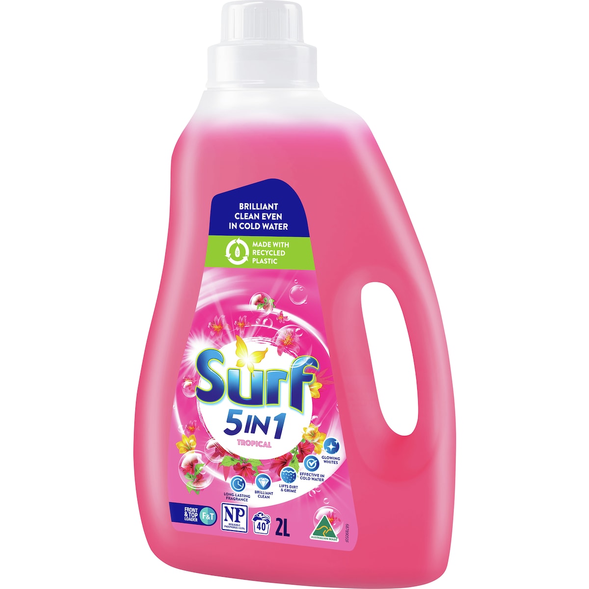 Surf Laundry Liquid Detergent Tropical 2l
