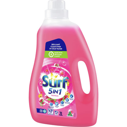 Surf Laundry Liquid Detergent Tropical 2l