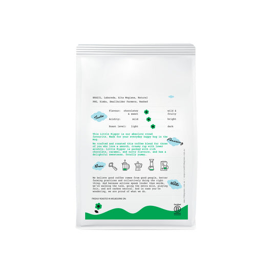 23 Degrees Coffee Roasters Little Ripper Espresso Blend Whole Bean - 250g