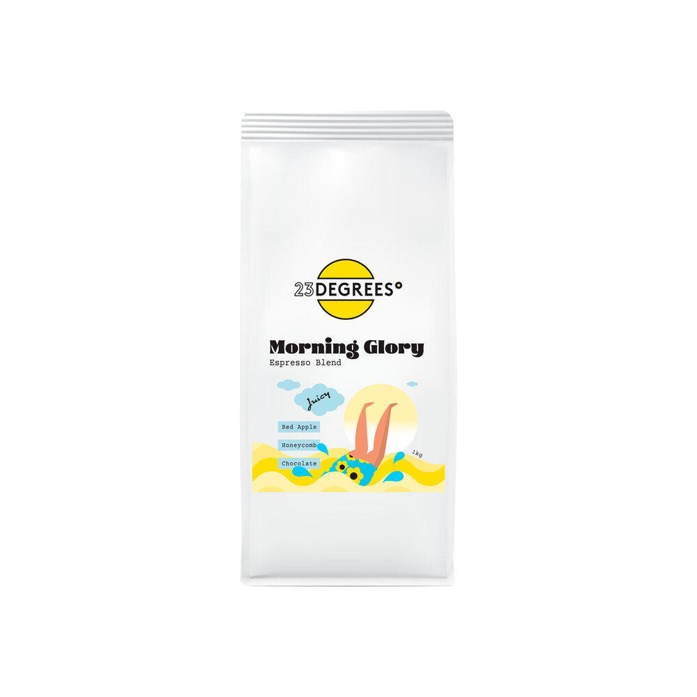 23 Degrees Coffee Roasters Morning Glory Espresso Blend Whole Bean - 1kg