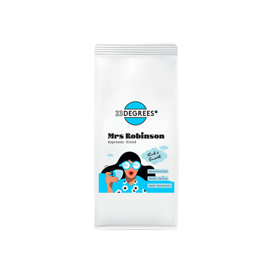 23 Degrees Coffee Roasters Mrs Robinson Espresso Blend Whole Bean - 1kg