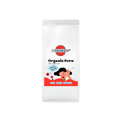 23 Degrees Coffee Roasters Organic Peru Whole Bean - 1kg