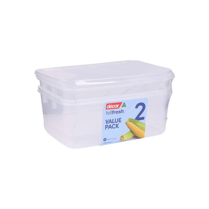Decor Tellfresh Containers 3litre - 2PACK