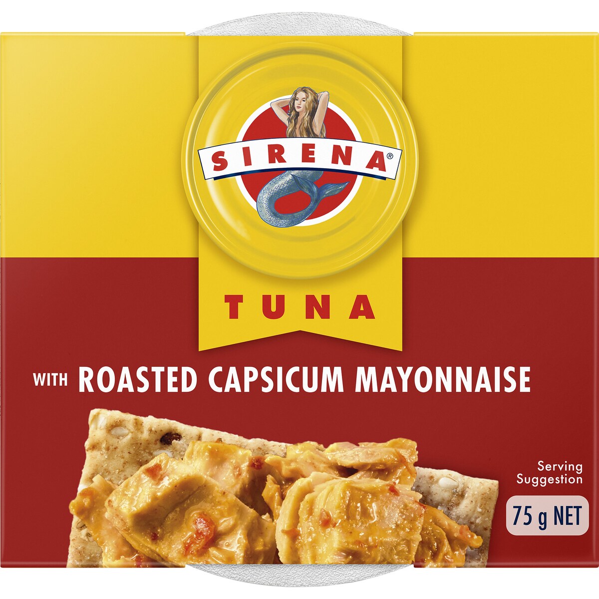 Sirena Tuna Roasted Capsicum Mayo Snacking 75g
