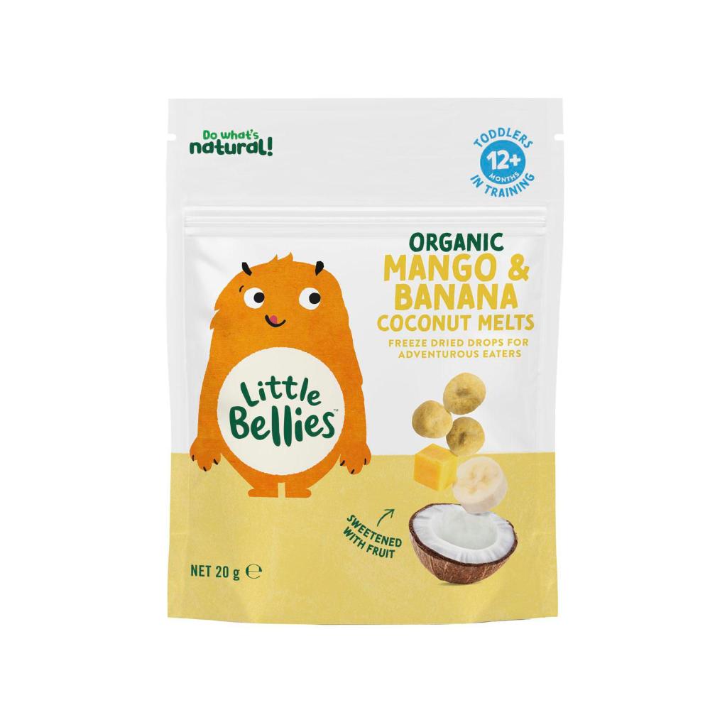 Little Bellies Organic Mango & Banana Coconut Melts - 20g