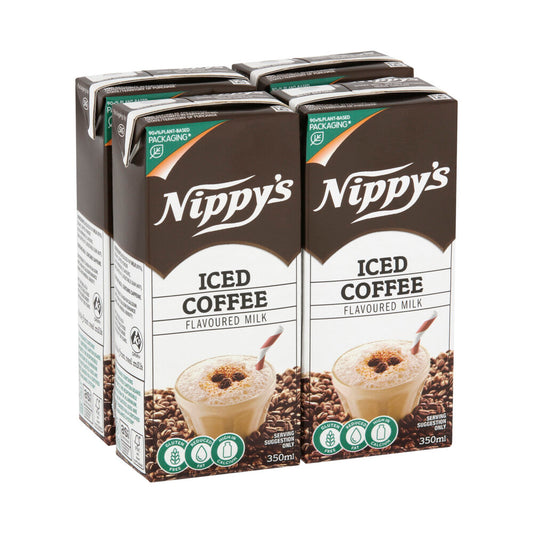 Nippy's Iced Coffee Flavoured Milk 4x350ml - 1.4L