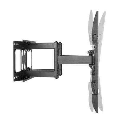 Practa Full Motion TV Wall Mount - 37"-90" - 60kg - Black