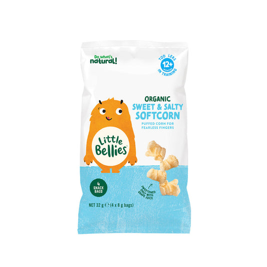 Little Bellies Organic Sweet & Salty Softcorn - 32g