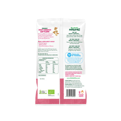 Little Bellies Organic Sweet Cinnamon Softcorn - 32g