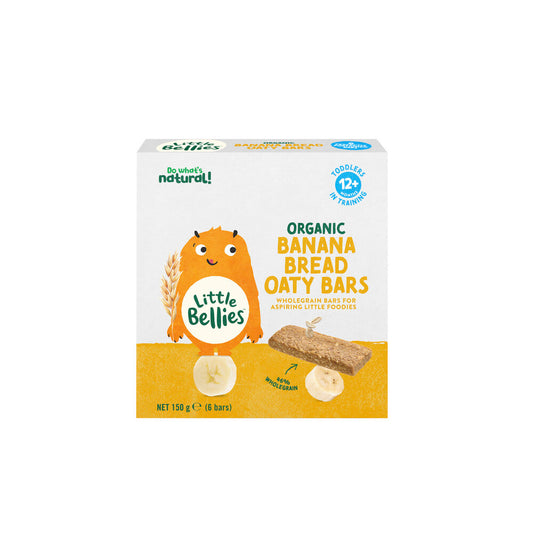 Little Bellies Organic Banana Bread Oaty Bars - 150g