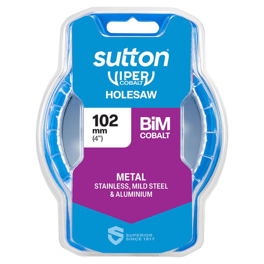 Sutton Tools Viper Cobalt Bi Metal Holesaw - 102mm