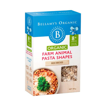 Bellamy's Organic Farm Animal Pasta Shapes - 150g
