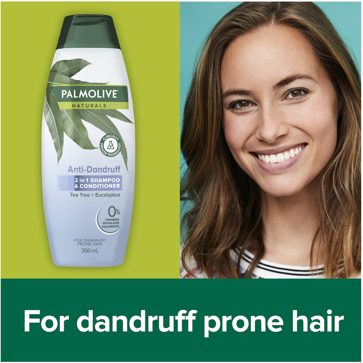 Palmolive Naturals Anti Dandruff Scalp 2 In 1 Shampoo & Conditioner 350ml