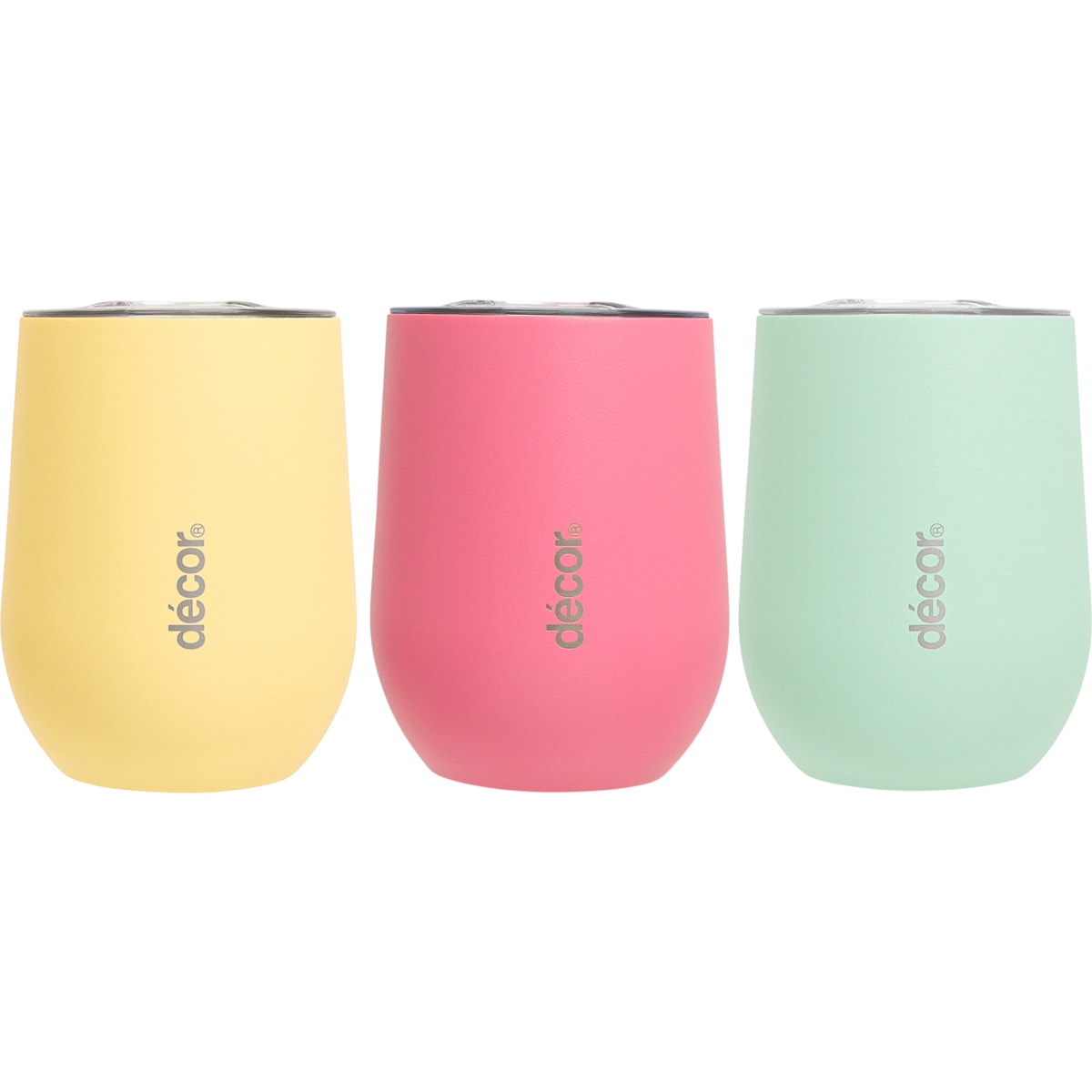 Decor Wine & Coffee Travel Cup Insulated Assorted 350ml Each