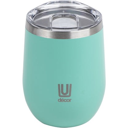 Decor Double Wall Wine & Coffee Cup Stainless Steel Assorted 350ml