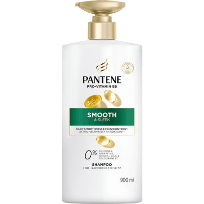 Pantene Pro V Smooth & Sleek Shampoo 900ml