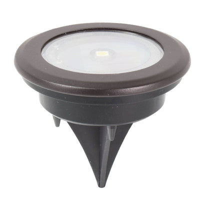 Click Orb LED Disc Light - 70mm - Black - 8 Pack