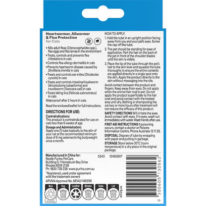 Total Care Heartwormer Allwormer & Flea Control For Cats Each