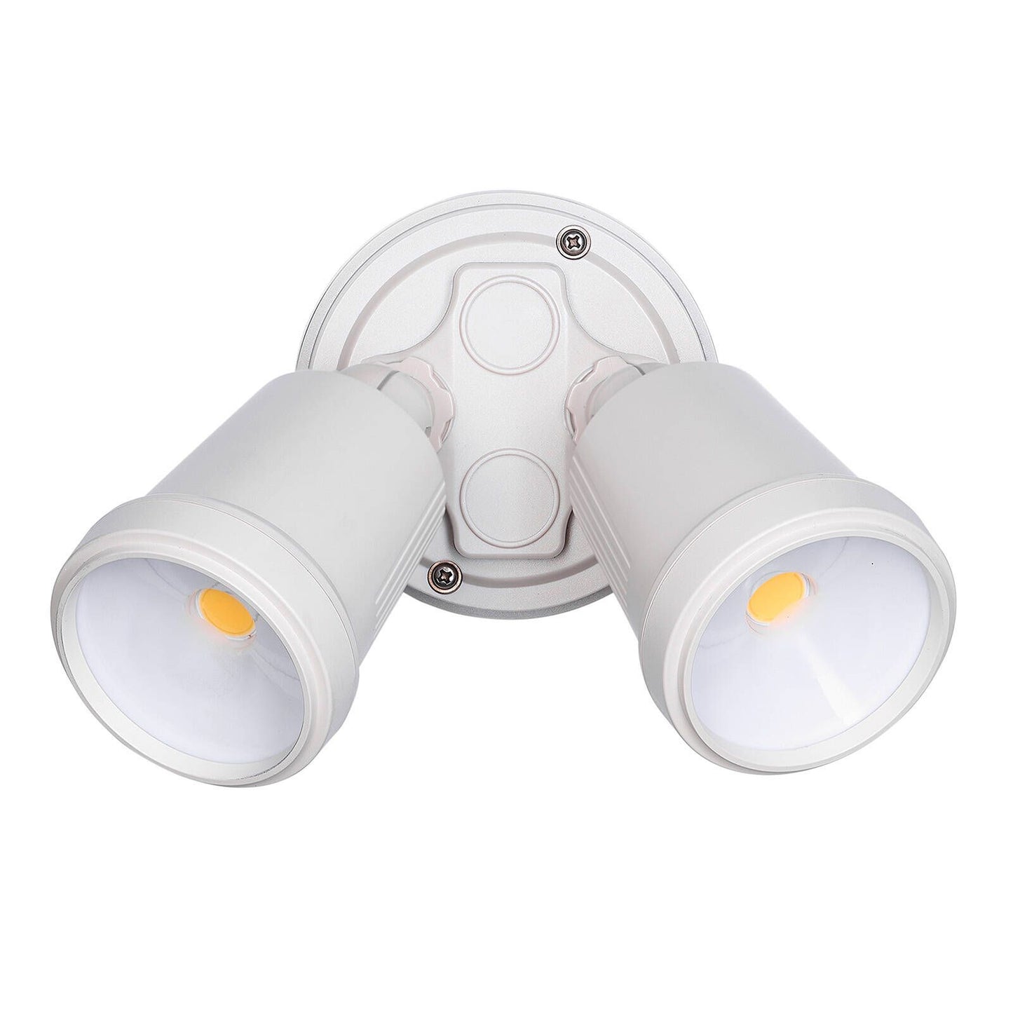 Brilliant Raptor III Twin Flood Light - 20W - 1800 Lumens - Beige