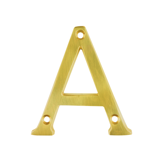 Sandleford Brass Windsor Letter - A - 75mm