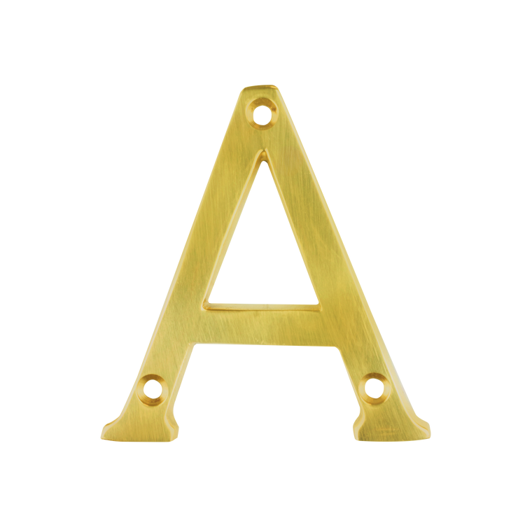 Sandleford Brass Windsor Letter - A - 75mm