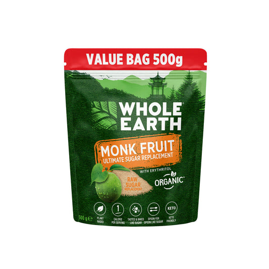 Whole Earth Sweetener Monk Fruit Raw Doy Bag - 500g