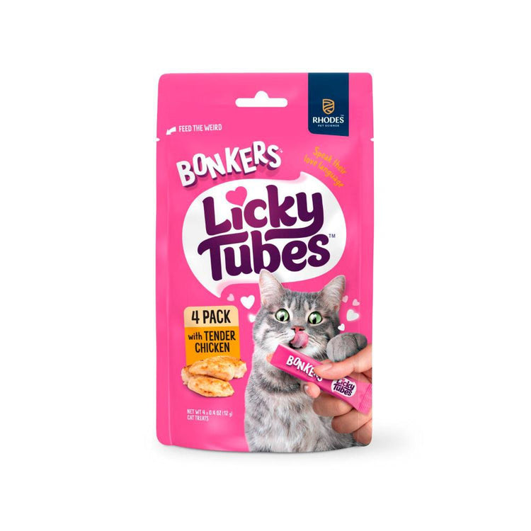 Bonkers Cat Treats Chicken 4 Pack - 48g