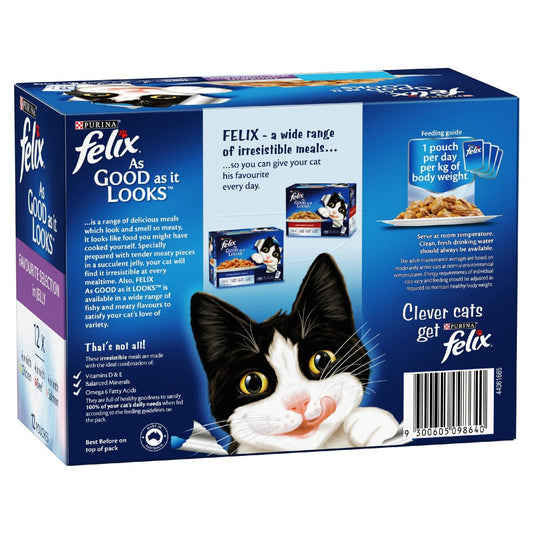 Felix As Good As It Looks Favourite Selection Wet Cat Food 85g X12 Pack