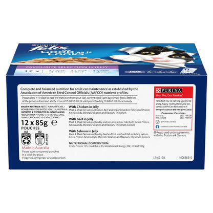 Felix As Good As It Looks Favourite Selection Wet Cat Food 85g X12 Pack