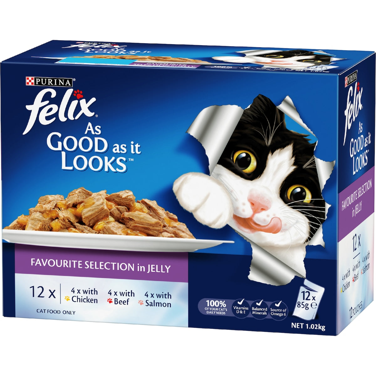 Felix As Good As It Looks Favourite Selection Wet Cat Food 85g X 12 Pack