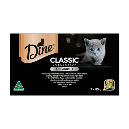 Dine Cat Food Multipack Kitten With Chicken 7x85g | 7 pack