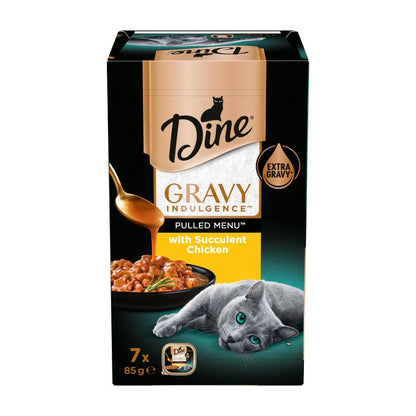 Dine Gravy Indulgence Wet Cat Food Chicken In Gravy 7x85g - 7 Pack