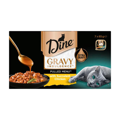 Dine Gravy Indulgence Wet Cat Food Chicken In Gravy 7x85g - 7 Pack