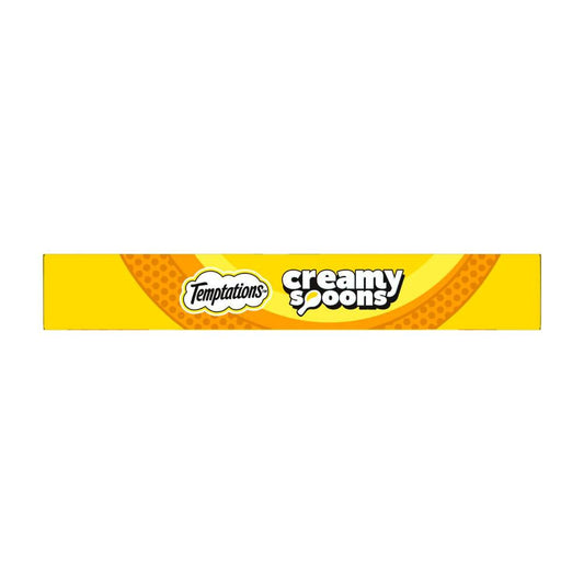 Temptations Creamy Spoons Tasty Chicken & Cheesy Cheese Flavors Cat Treat 4x10g - 40g
