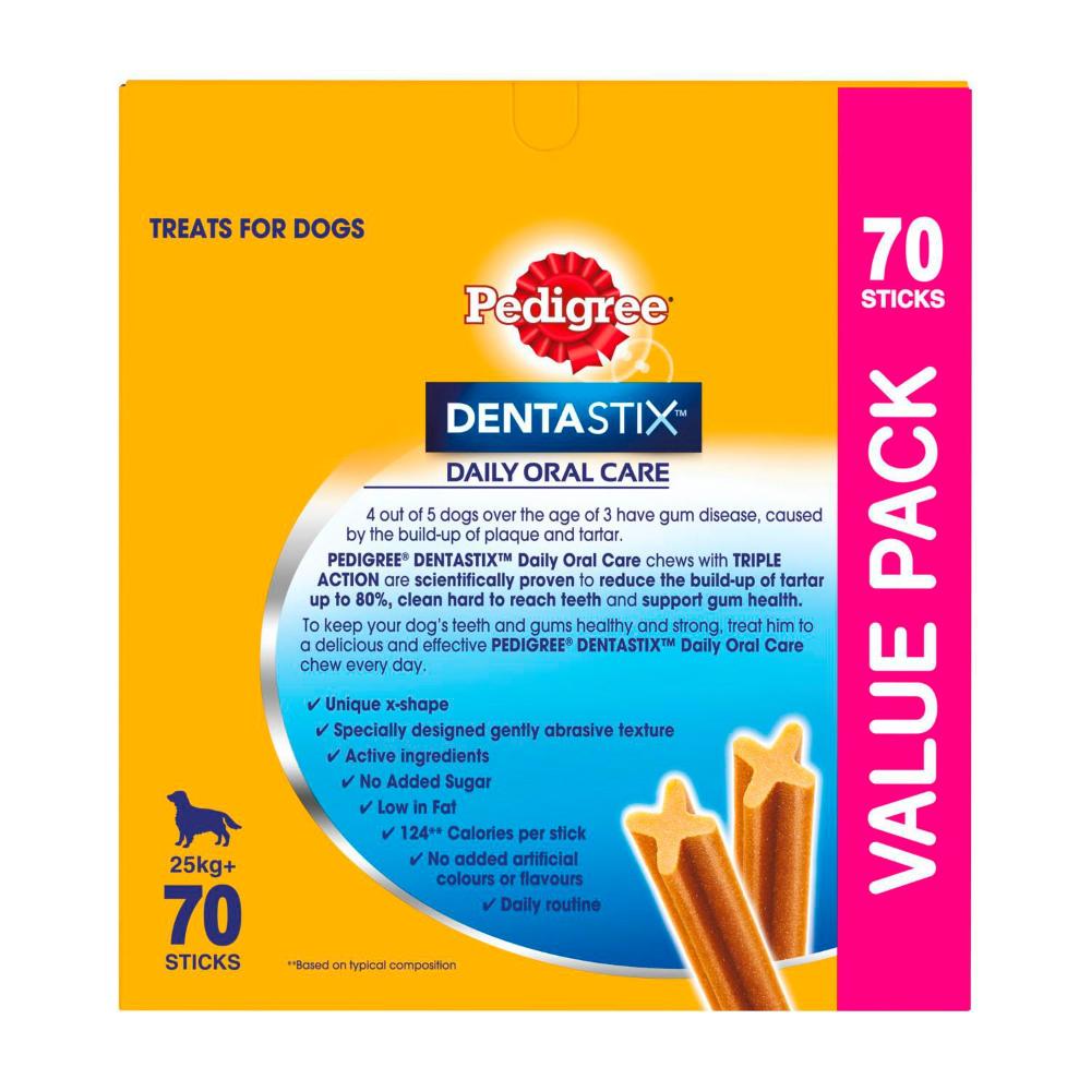 Pedigree Dentastix Dog Treat Large - 70PACK