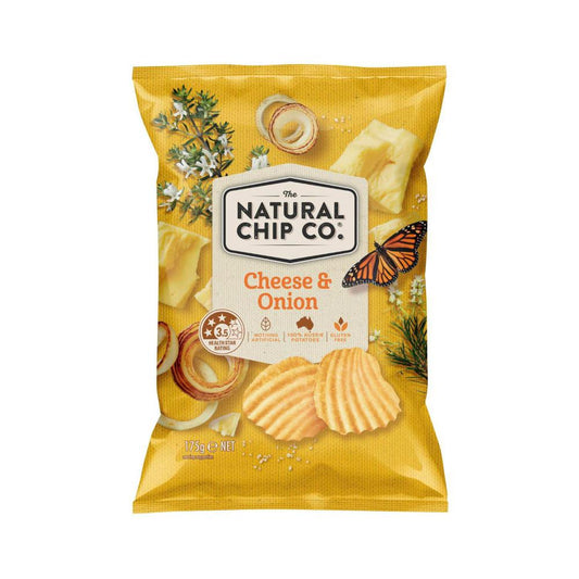 Natural Chip Co. Chips Cheese & Onion - 175g