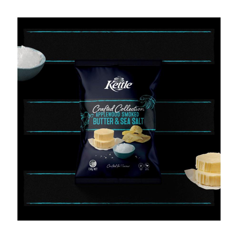 Kettle Crafted Collection Smoked Butter & Sea Salt - 150g