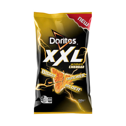 Doritos XXL Corn Chips Share Pack Ultimate Cheddar - 150 GRAM