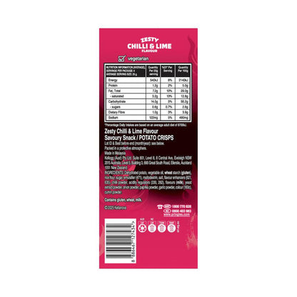 Pringles Potato Chips Zesty Chilli & Lime - 118g