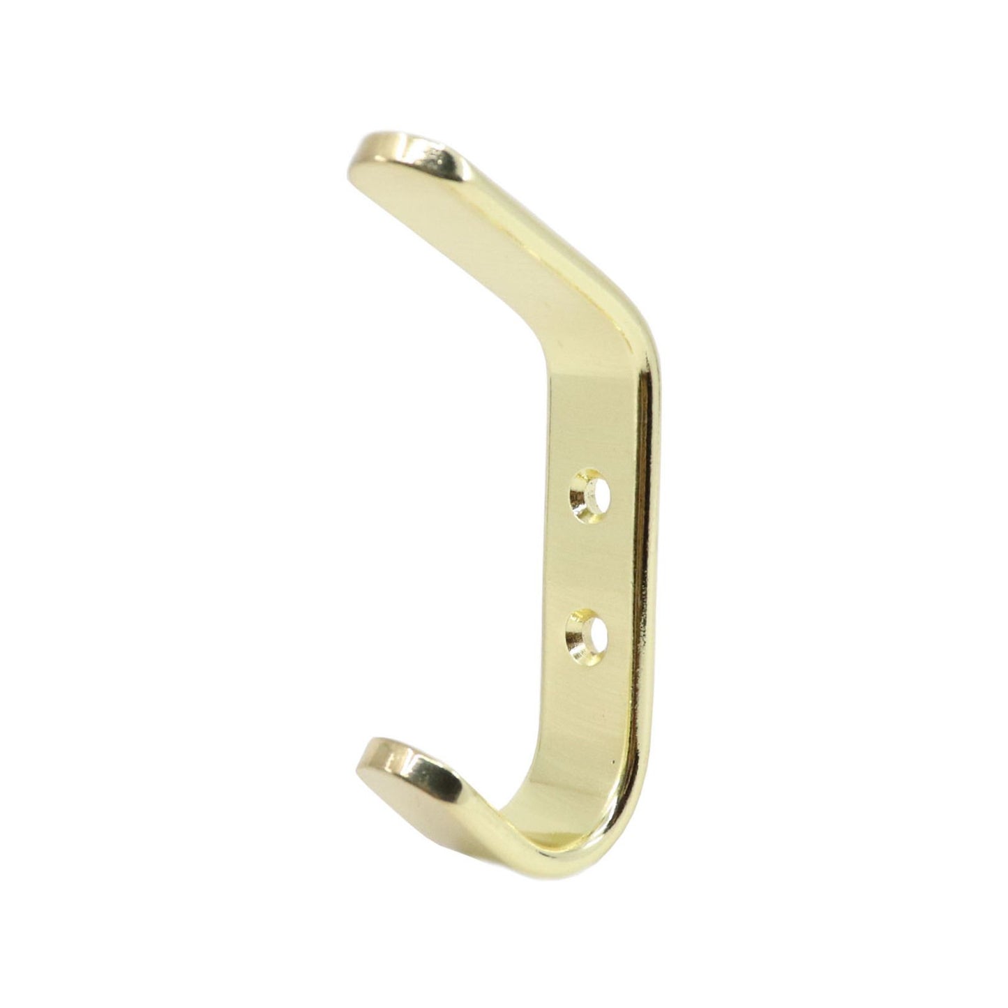 Adoored Double Hook Brushed Brass