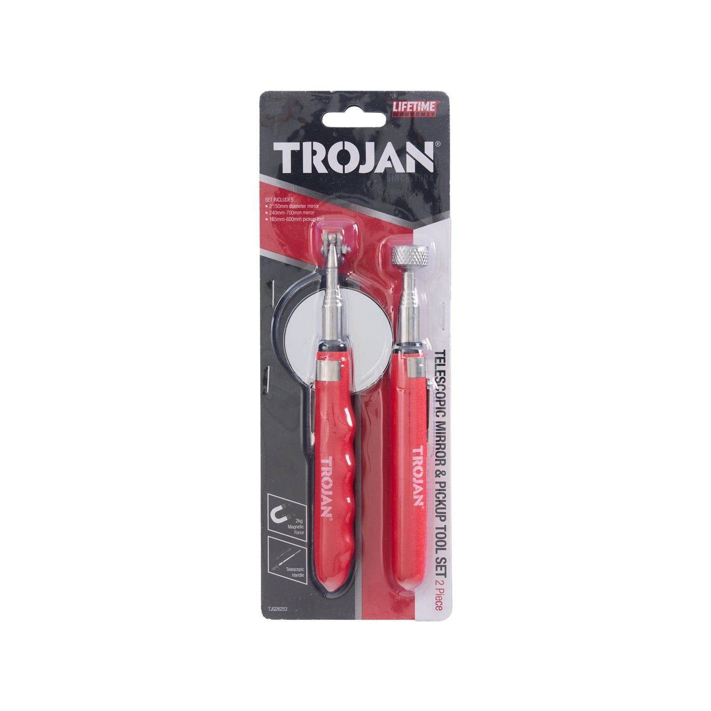 Trojan Telescopic Mirror and Pick Up Set - 50mm - 240-700mm