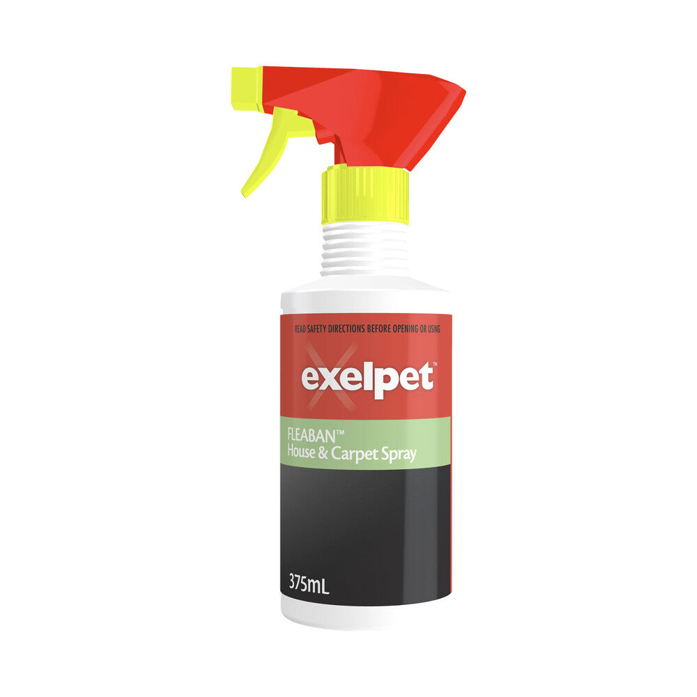 Exelpet Fleaban House & Carpet Spray - 375mL