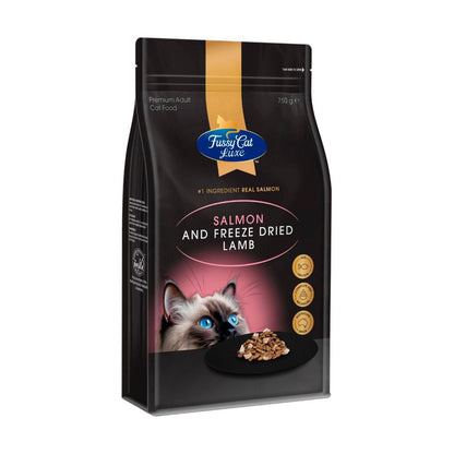 Fussy Cat Luxe Dry Cat Food Wild Caught Salmon With Freeze Dried Lamb - 750g