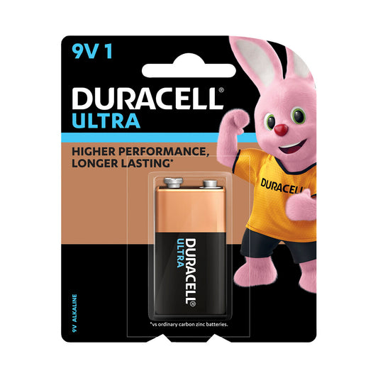 Duracell Ultra 9v Alkaline Batteries - 1 Pack