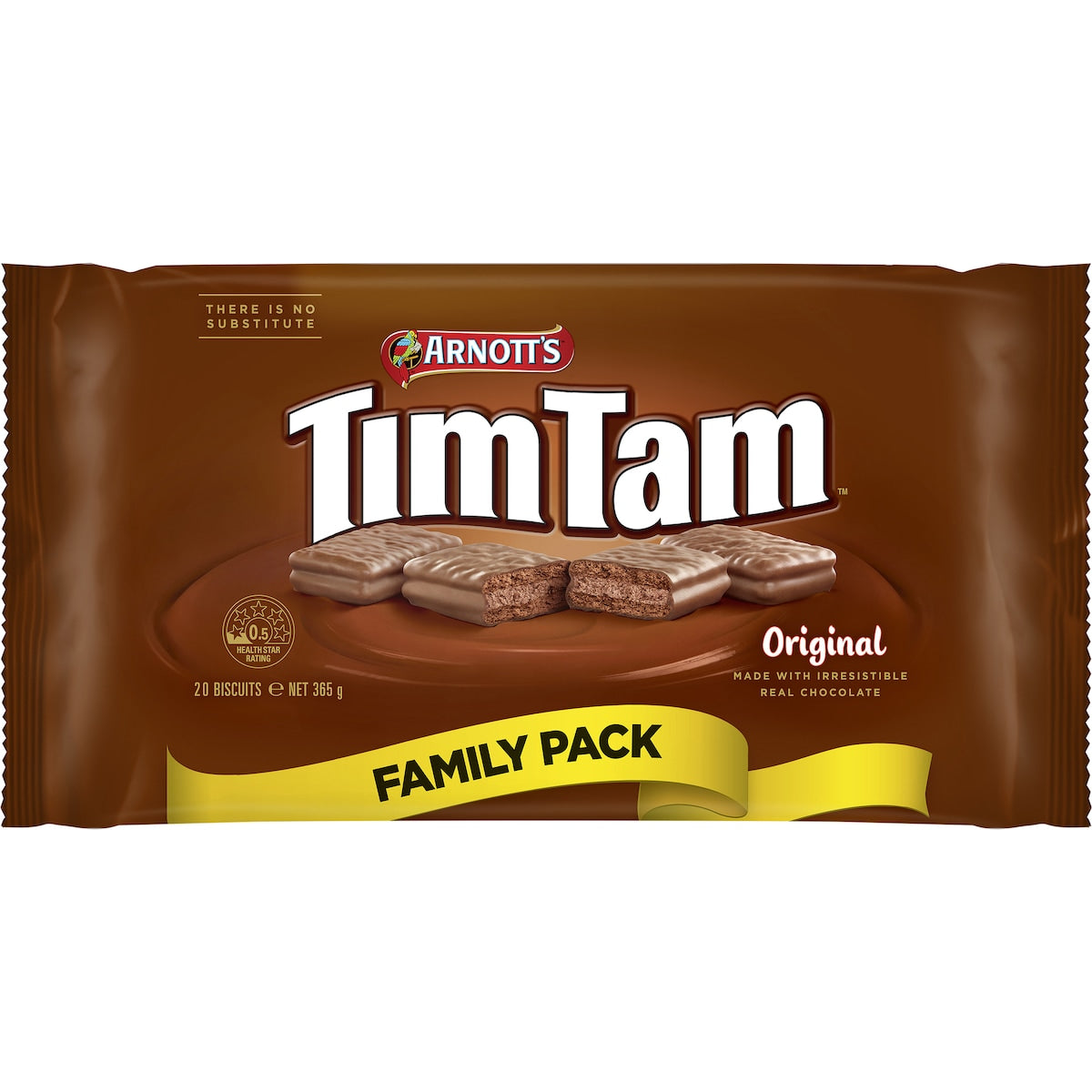 Arnotts Tim Tam Original Family Pack Chocolate Biscuits 365g