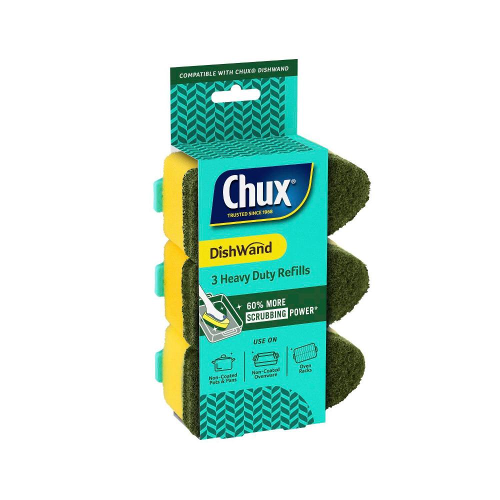Chux Dishwand Heavy Duty Refill - 3 pack
